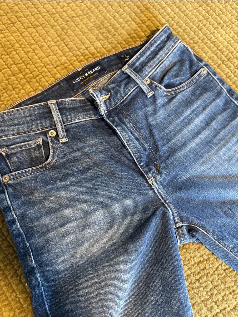 Lucky Brand Skinny Jeans in Blue Denim